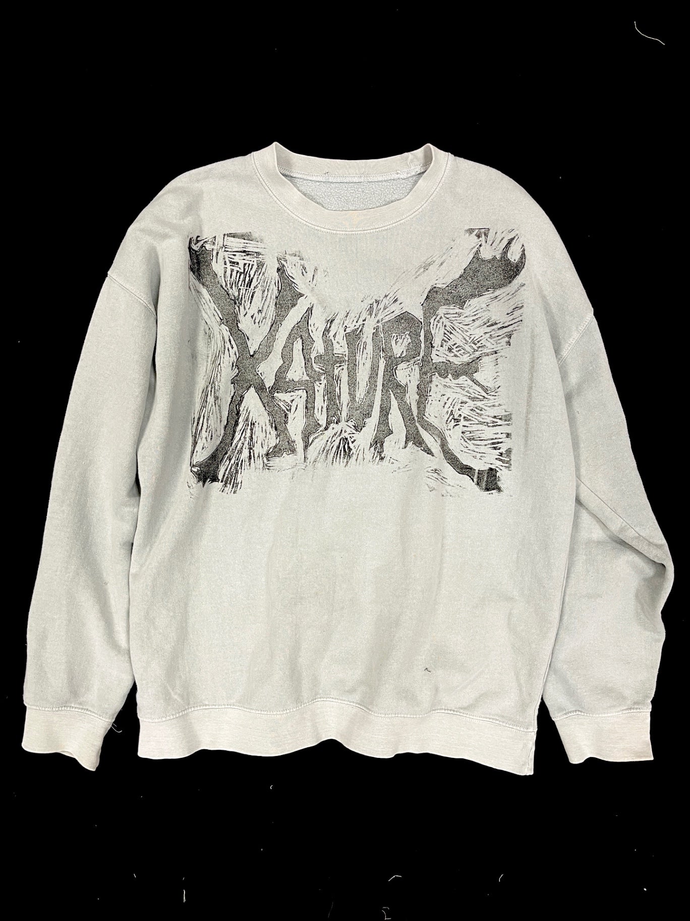 K4TURE print cream sweatshirt