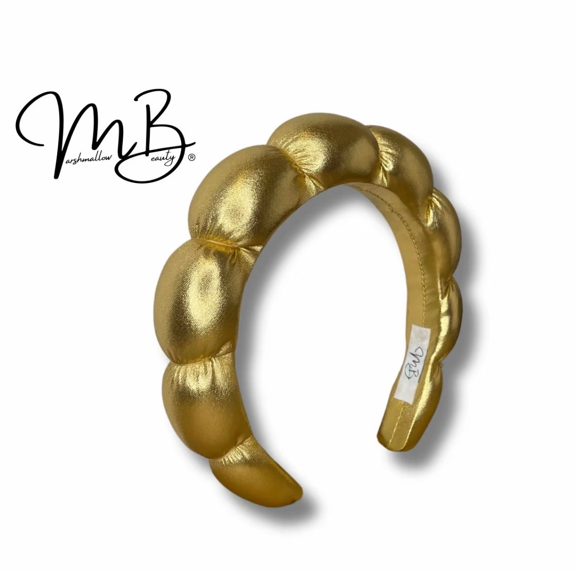 Gold Marshmallow Beauty Twist Headband
