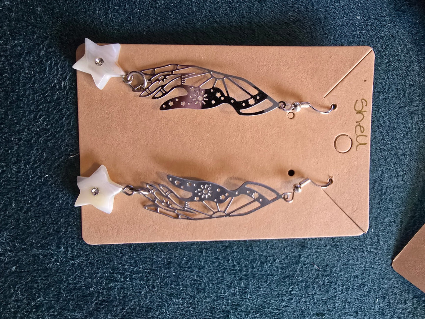 Mystical shell earrings