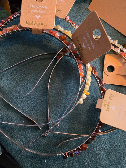 Crystal chip hairbands