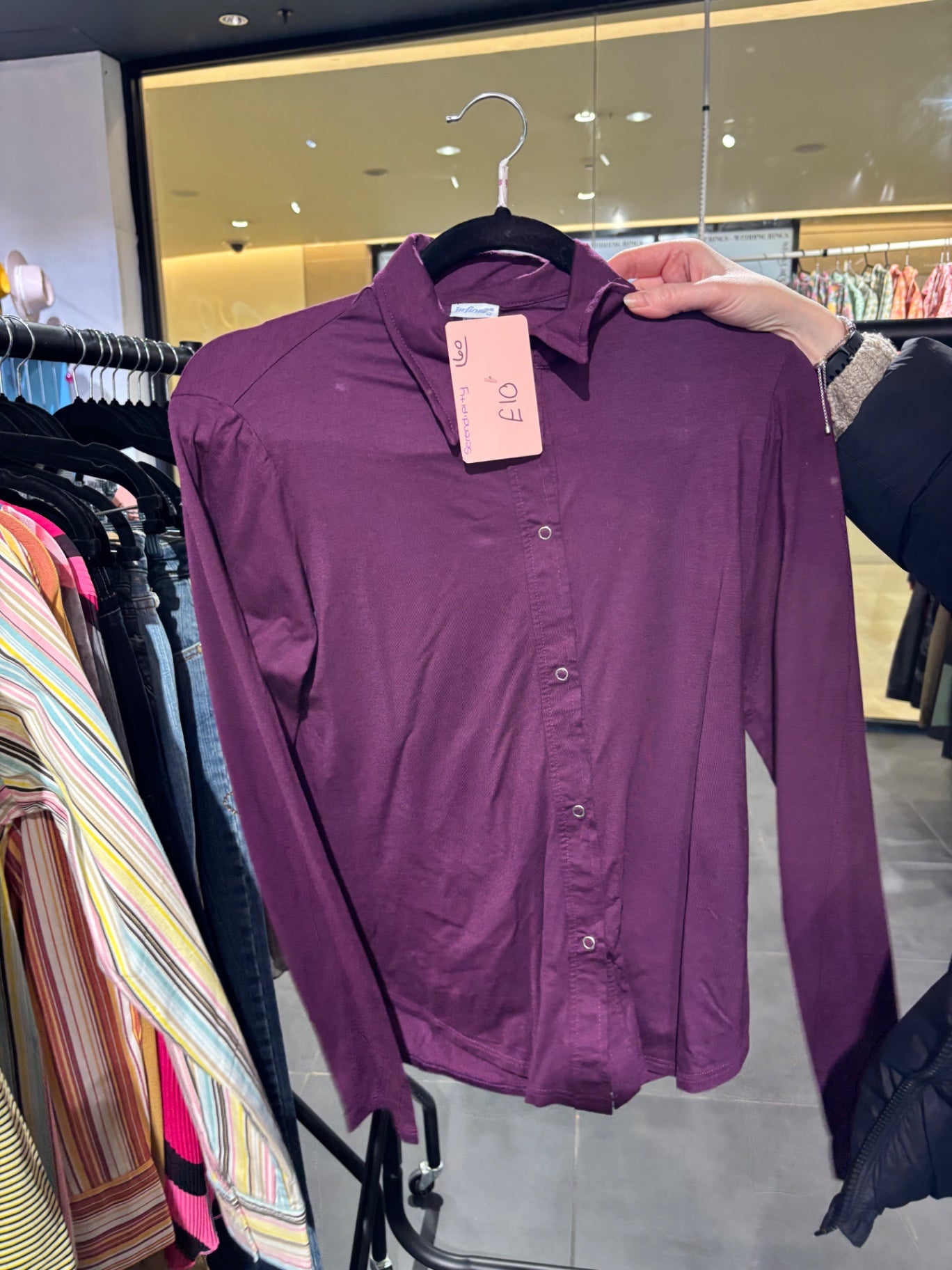 Purple shirt