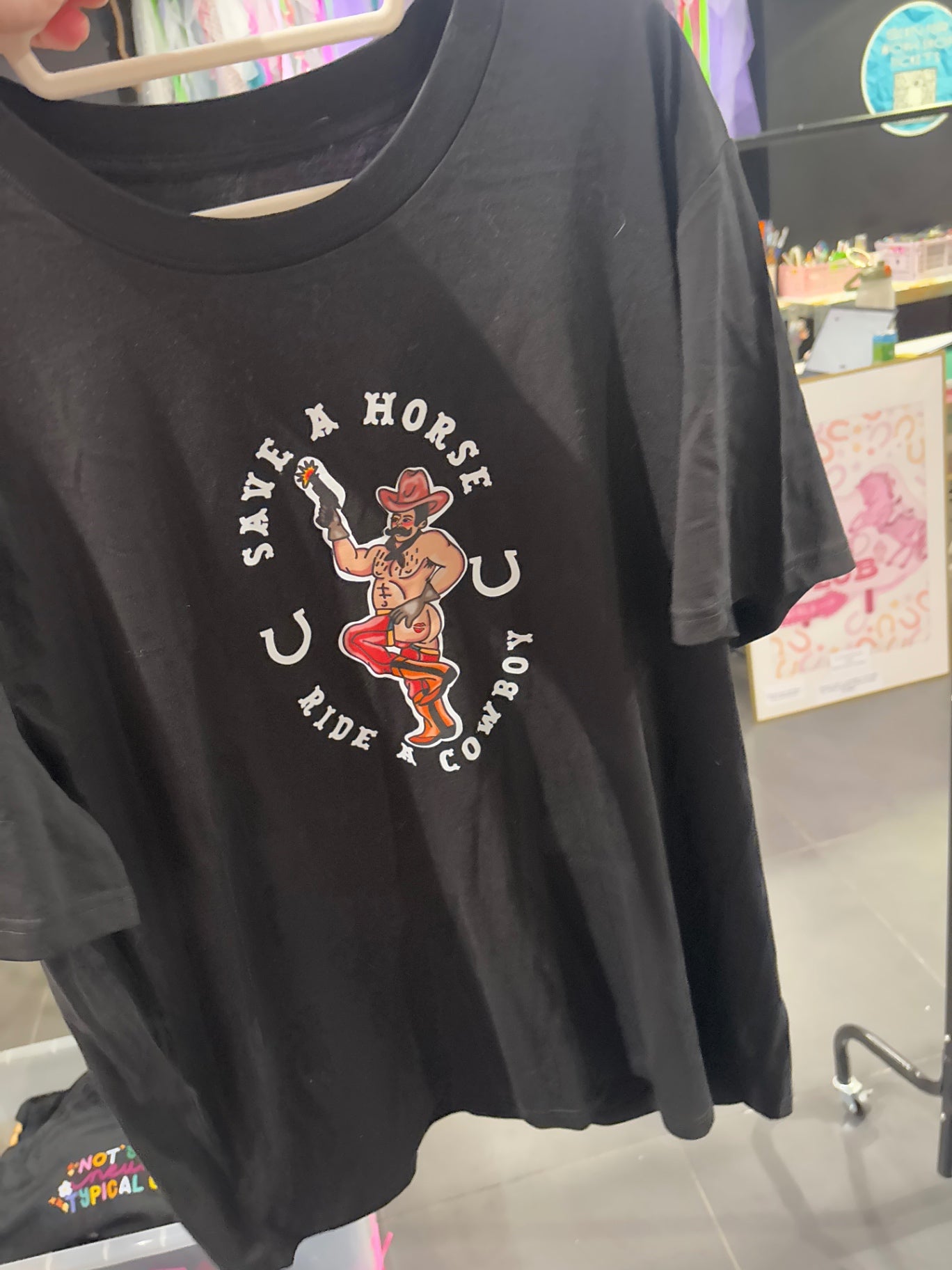 Ride A cowboy t black