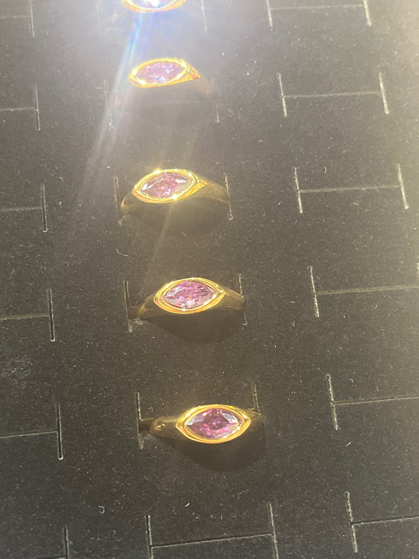 Oculus Amethyst ring