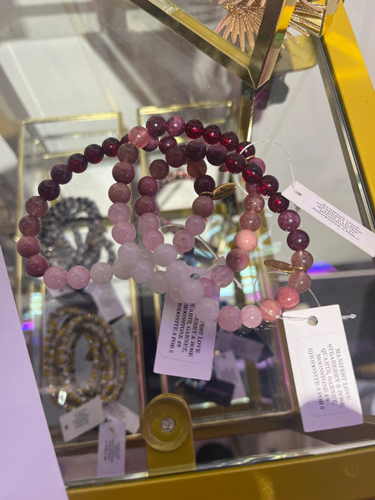 Manifest love rose Quartz bracelet