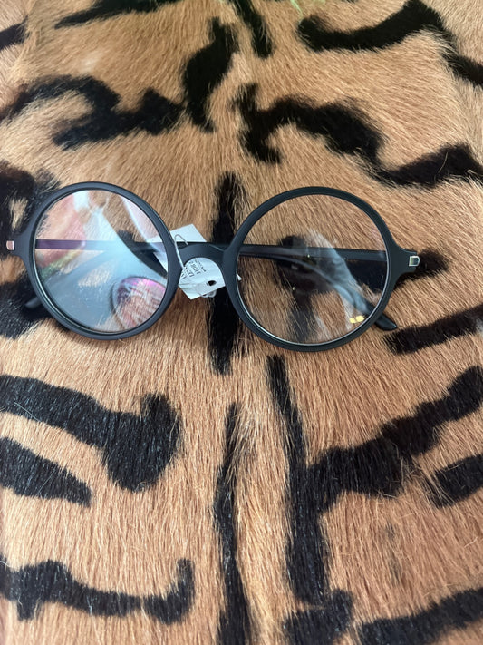 Anti Blue Light Glasses Circle Black