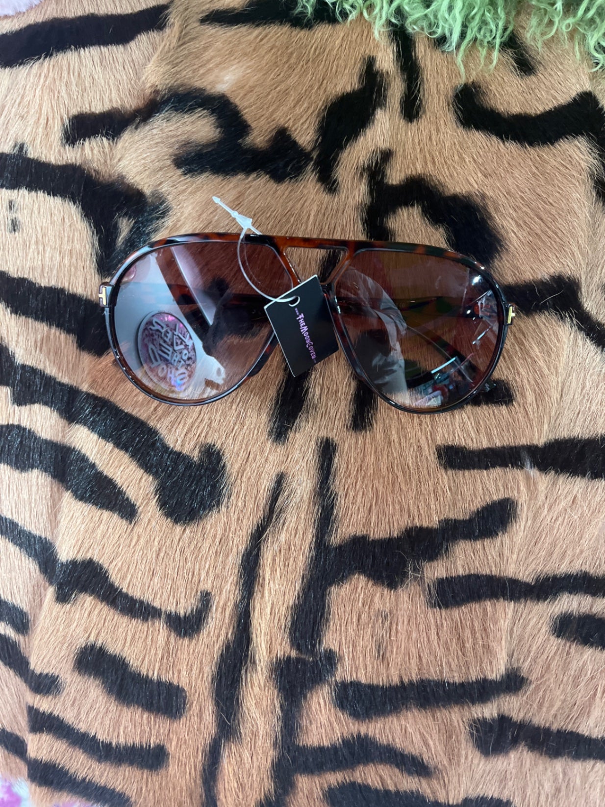 Sunnies Pilot Leopard