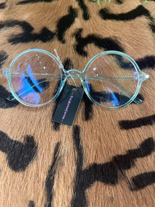 Anti Blue Light Glasses Circle blue