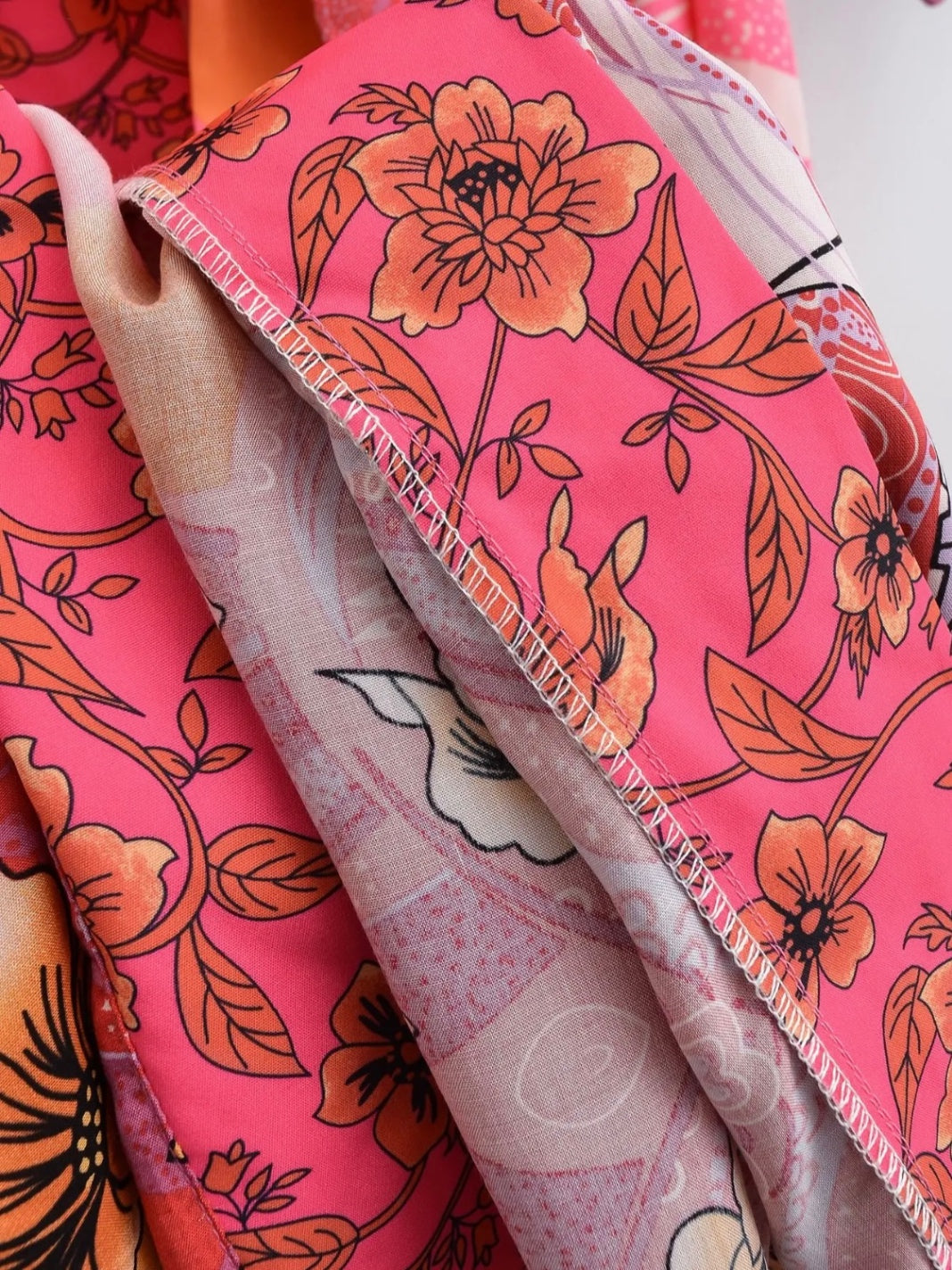 Pink Luna Sunset Kimono