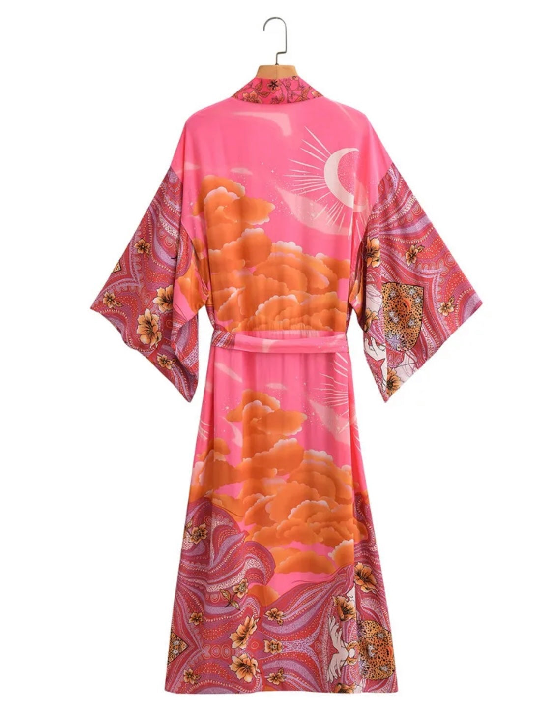 Pink Luna Sunset Kimono