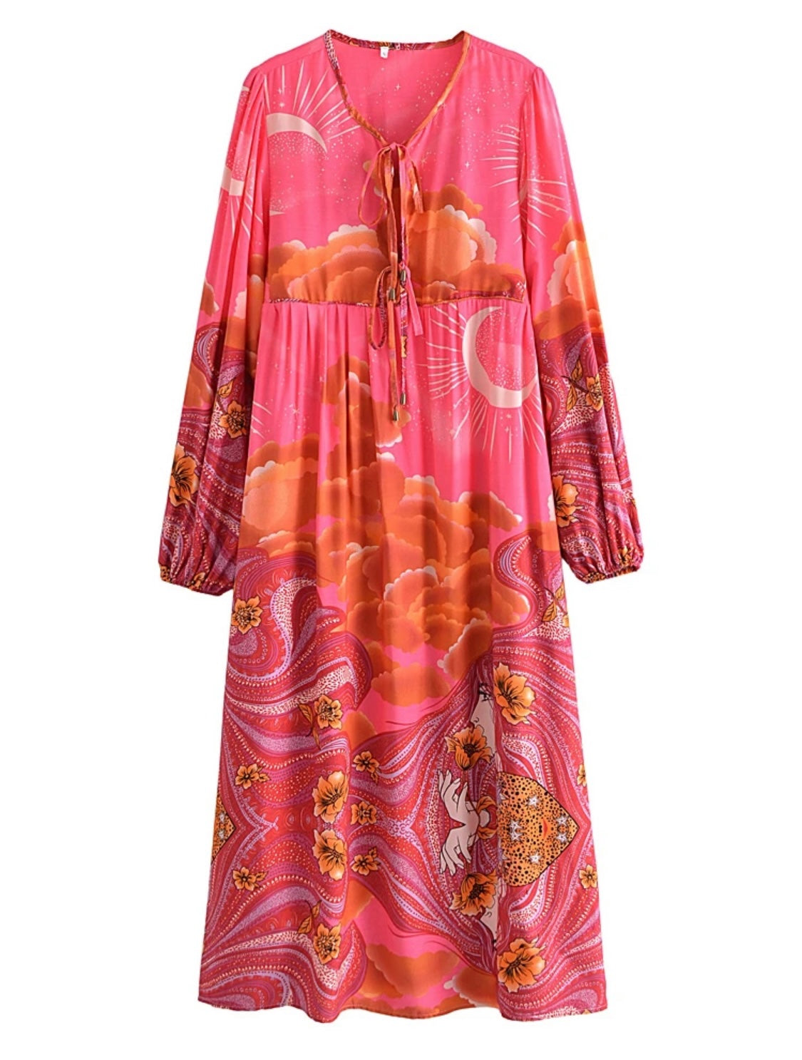 Pink Luna sunset dress