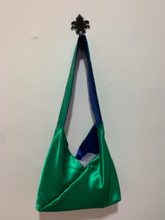Green Satin Small Bag