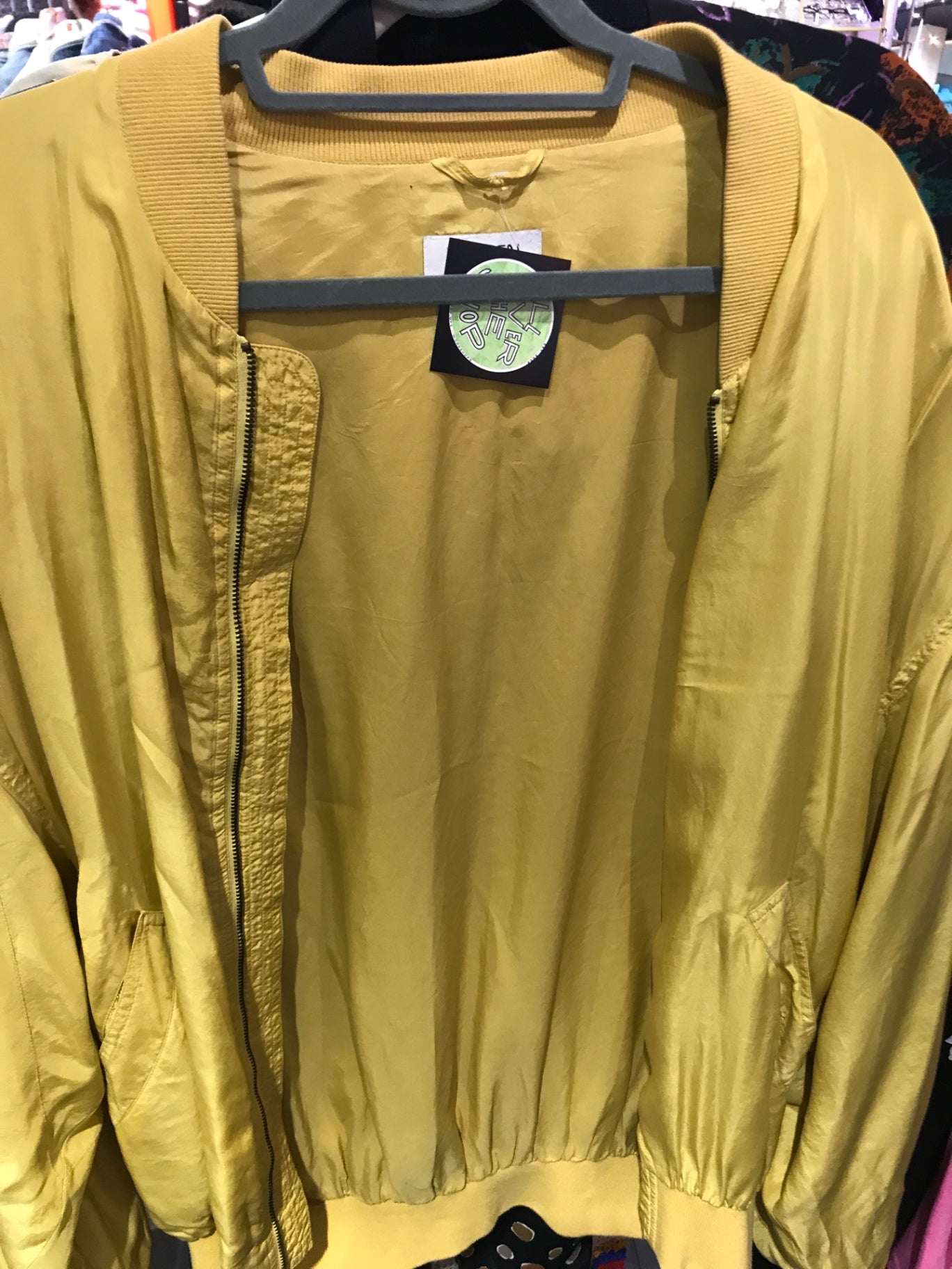 Yellow silk