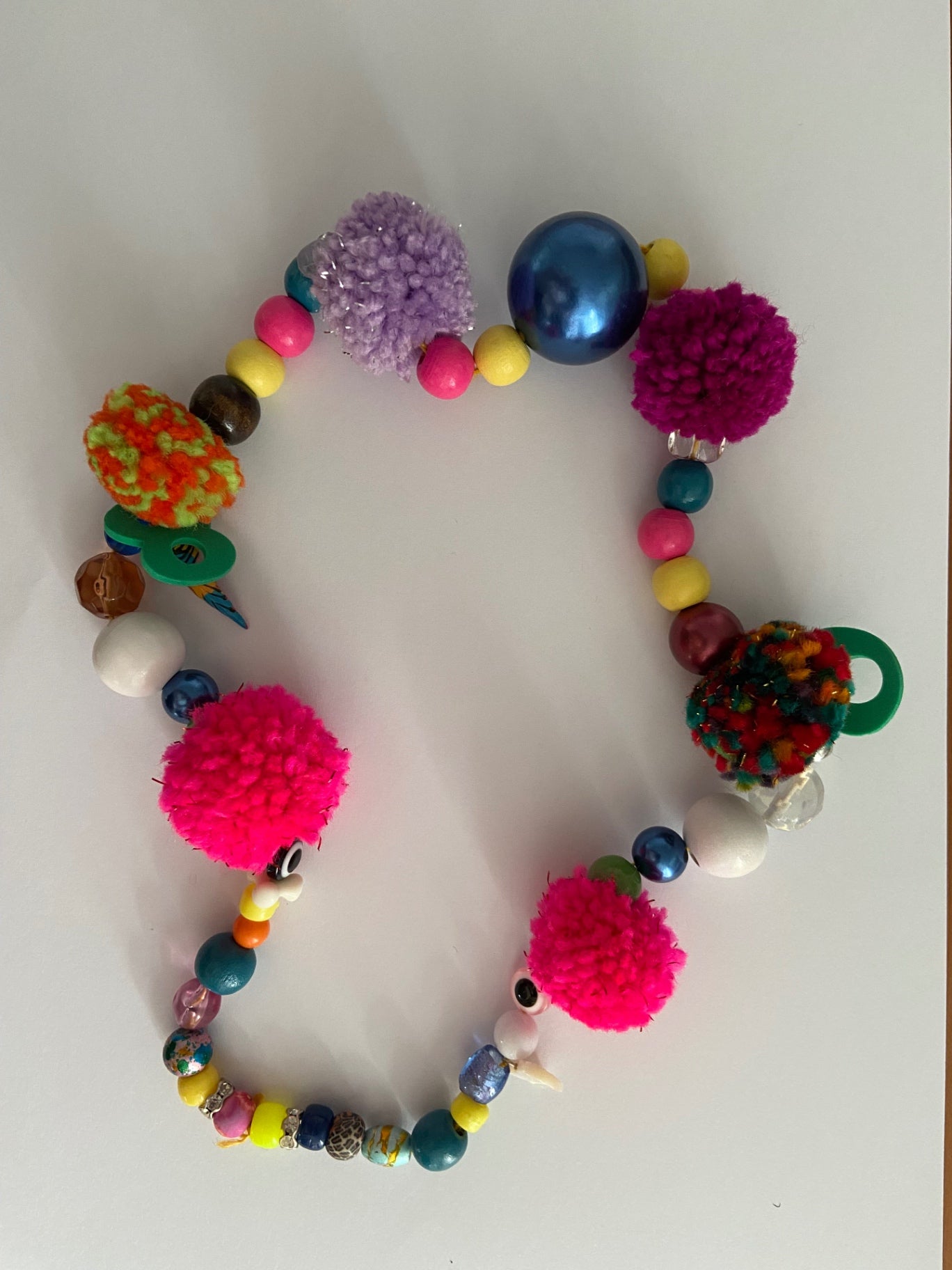 Pom Pom Necklace 3
