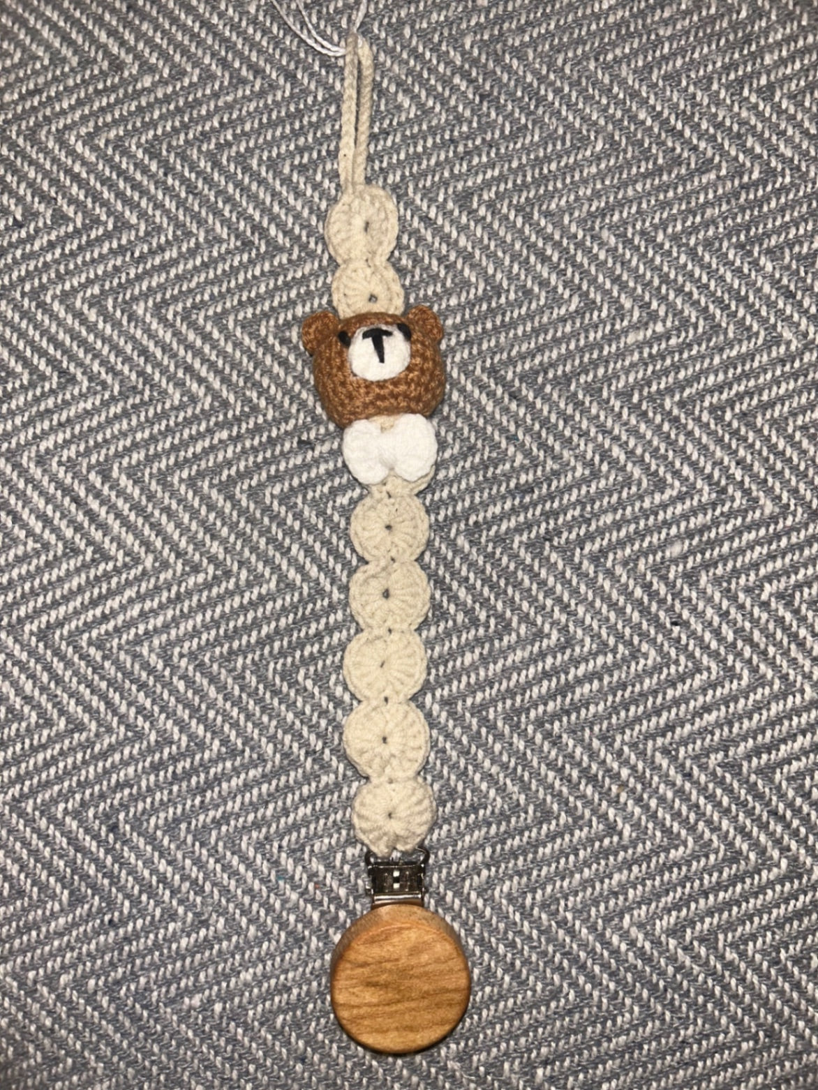 Handmade Crochet Dummy Clip