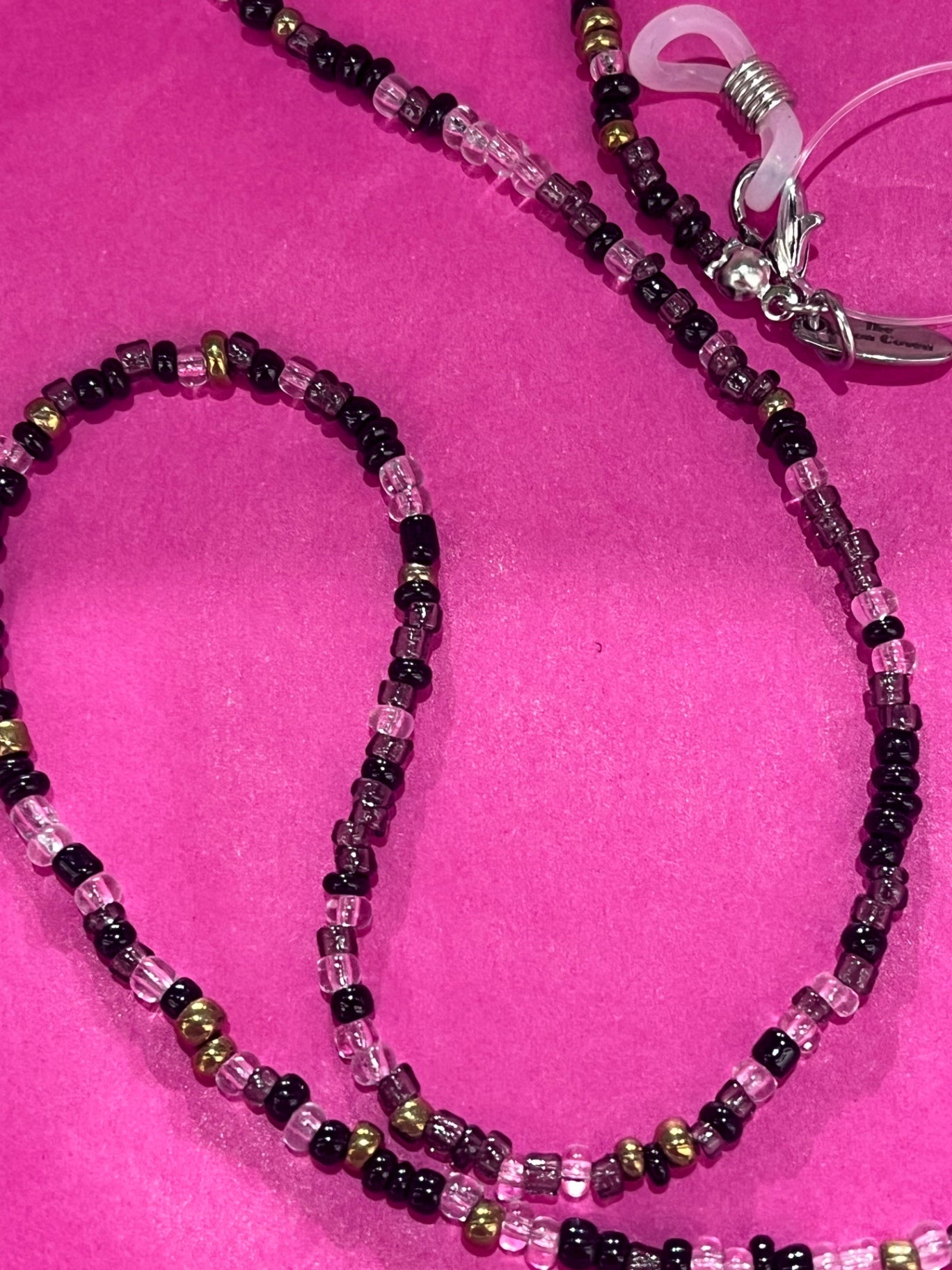 Black Bead Sunglasses Chain