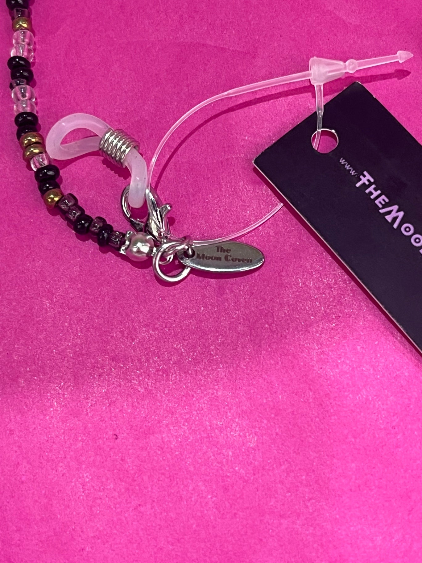 Black Bead Sunglasses Chain