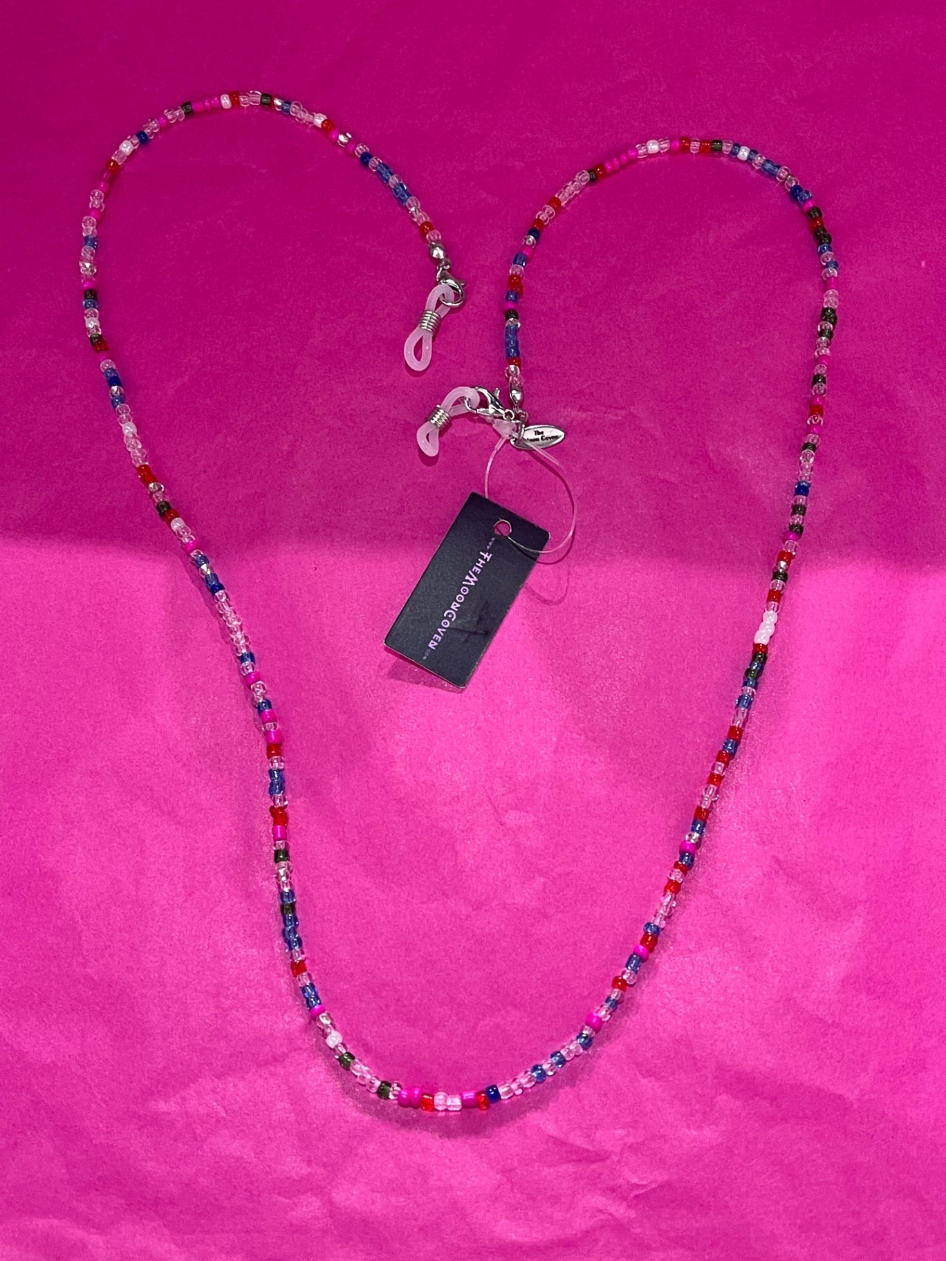 Red Mix Bead Sunglasses Chain
