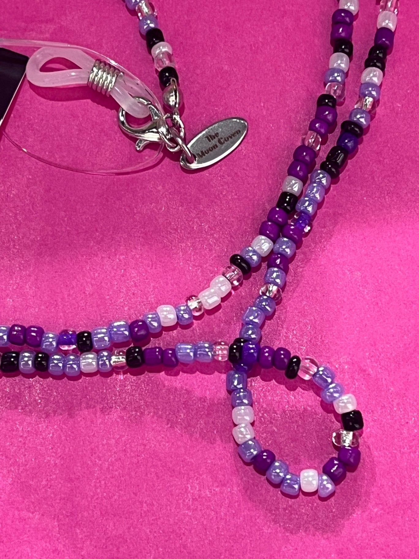 Purple Bead Sunglasses Chain