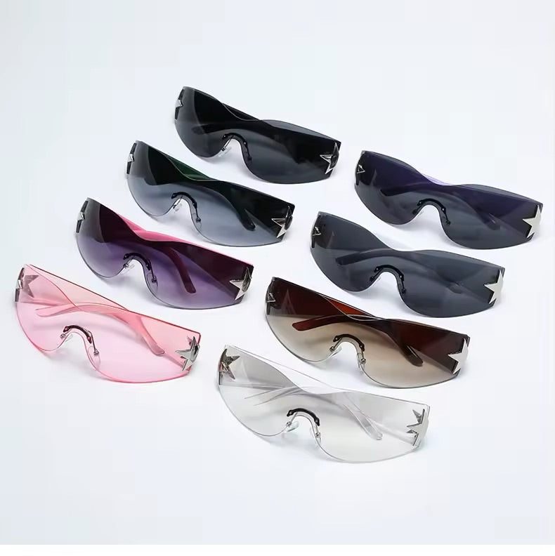 Y2K Pink Star Sunnies