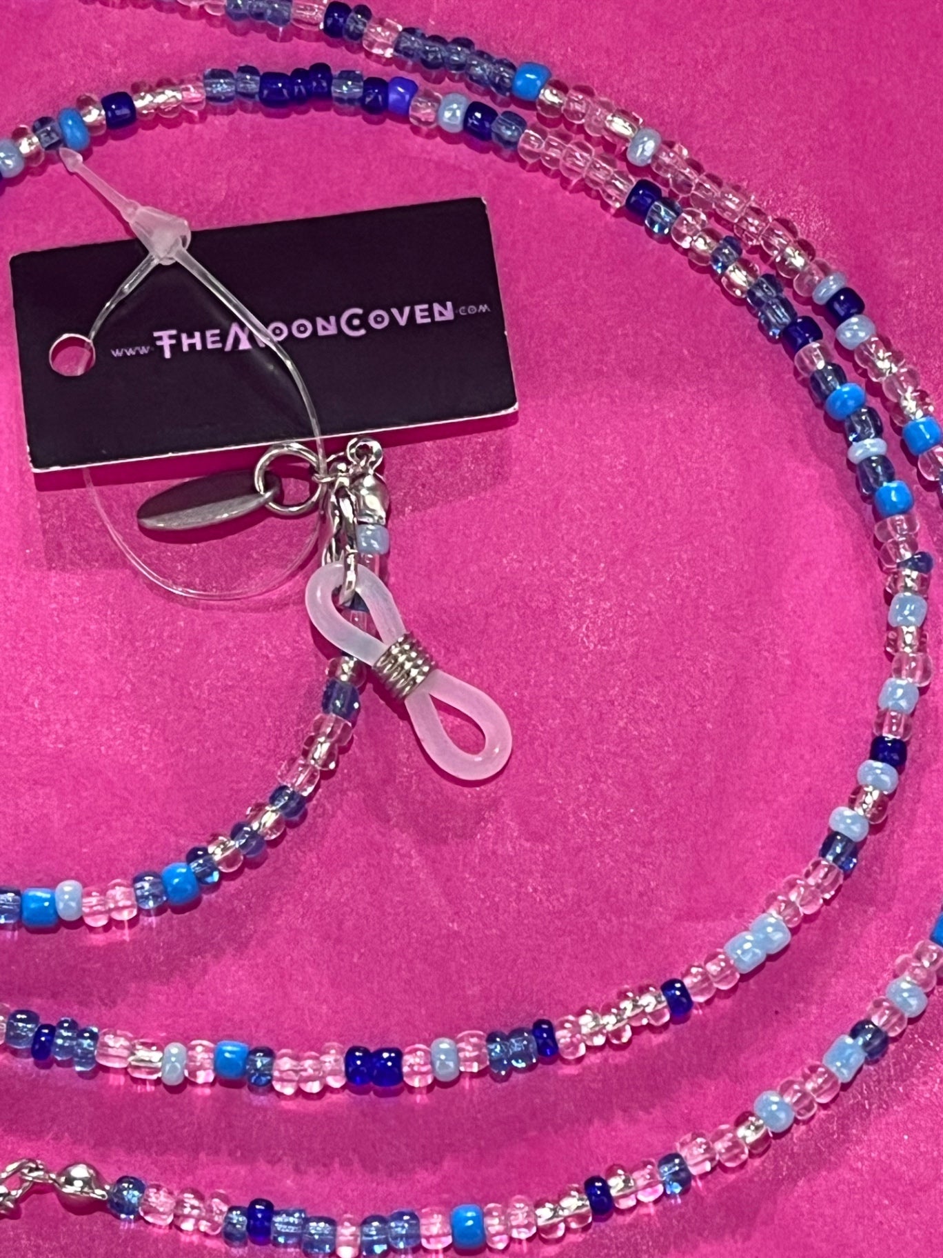 Blue Bead Sunglasses Chain
