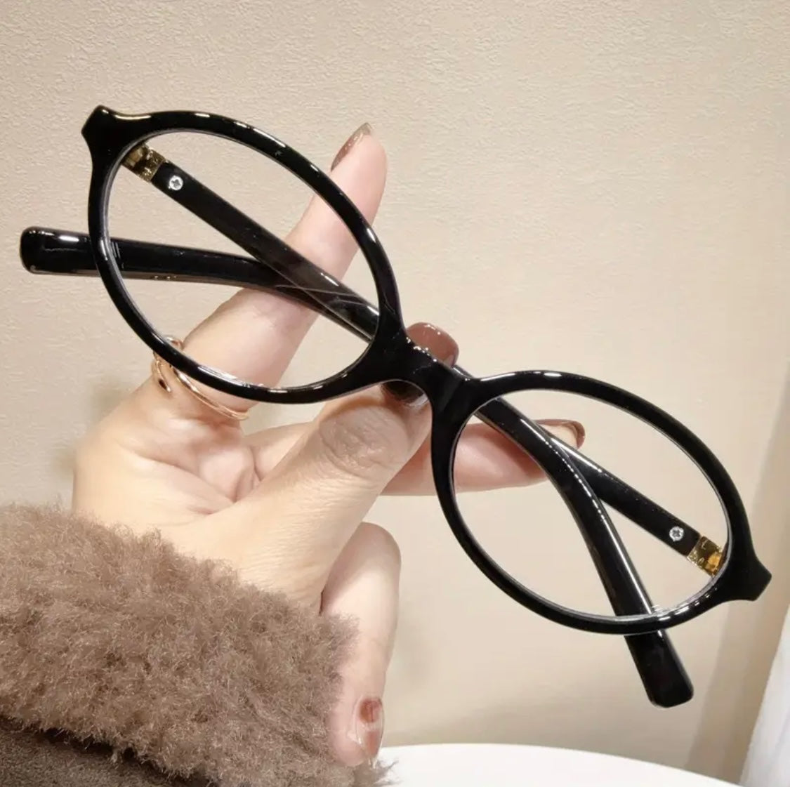 Preppy Black Anti-Blue Light Glasses