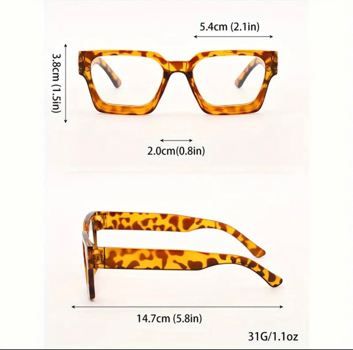 Leopard Anti Blue Light Glasses