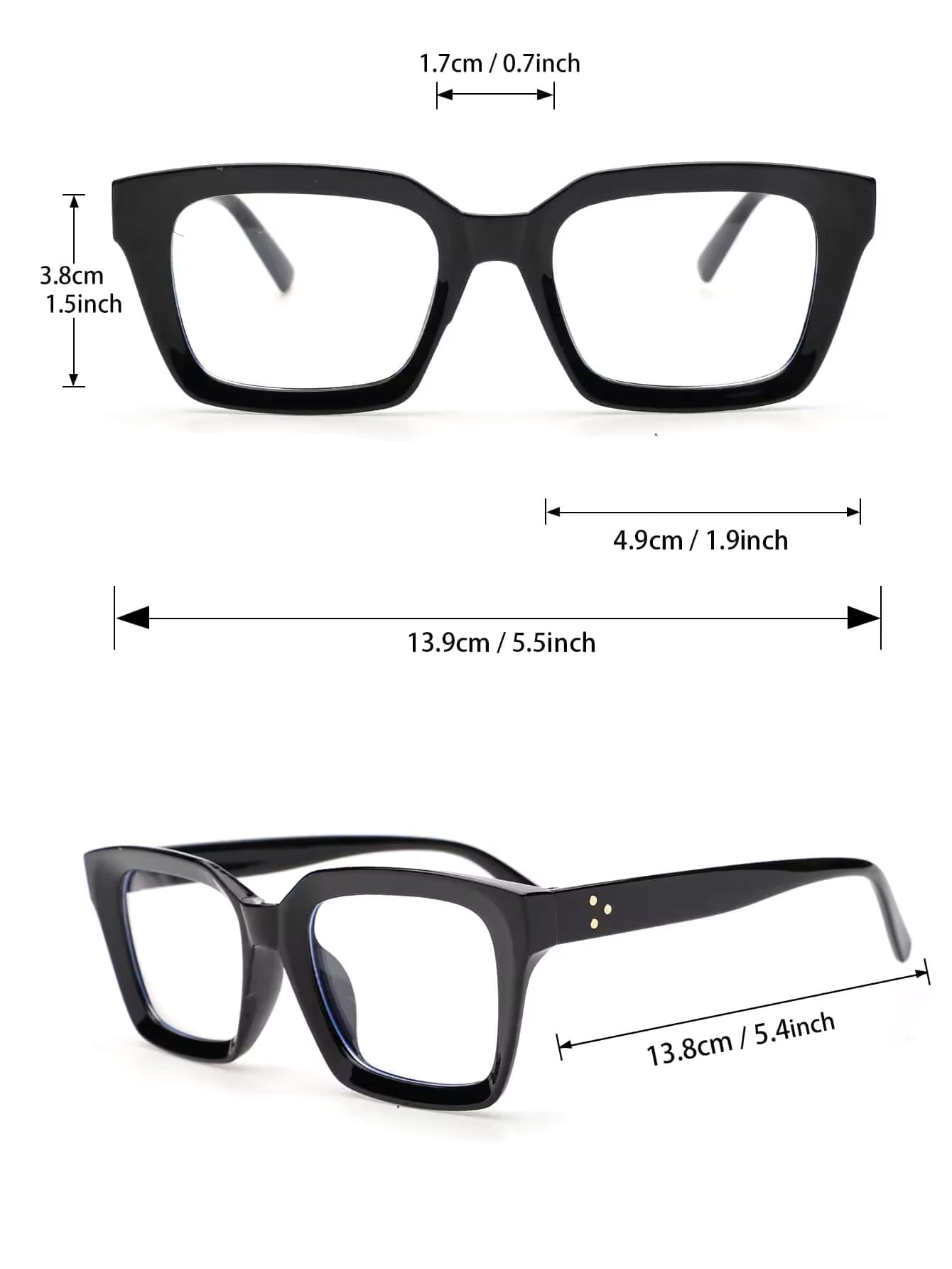 Black Geek Anti Blue Light Glasses