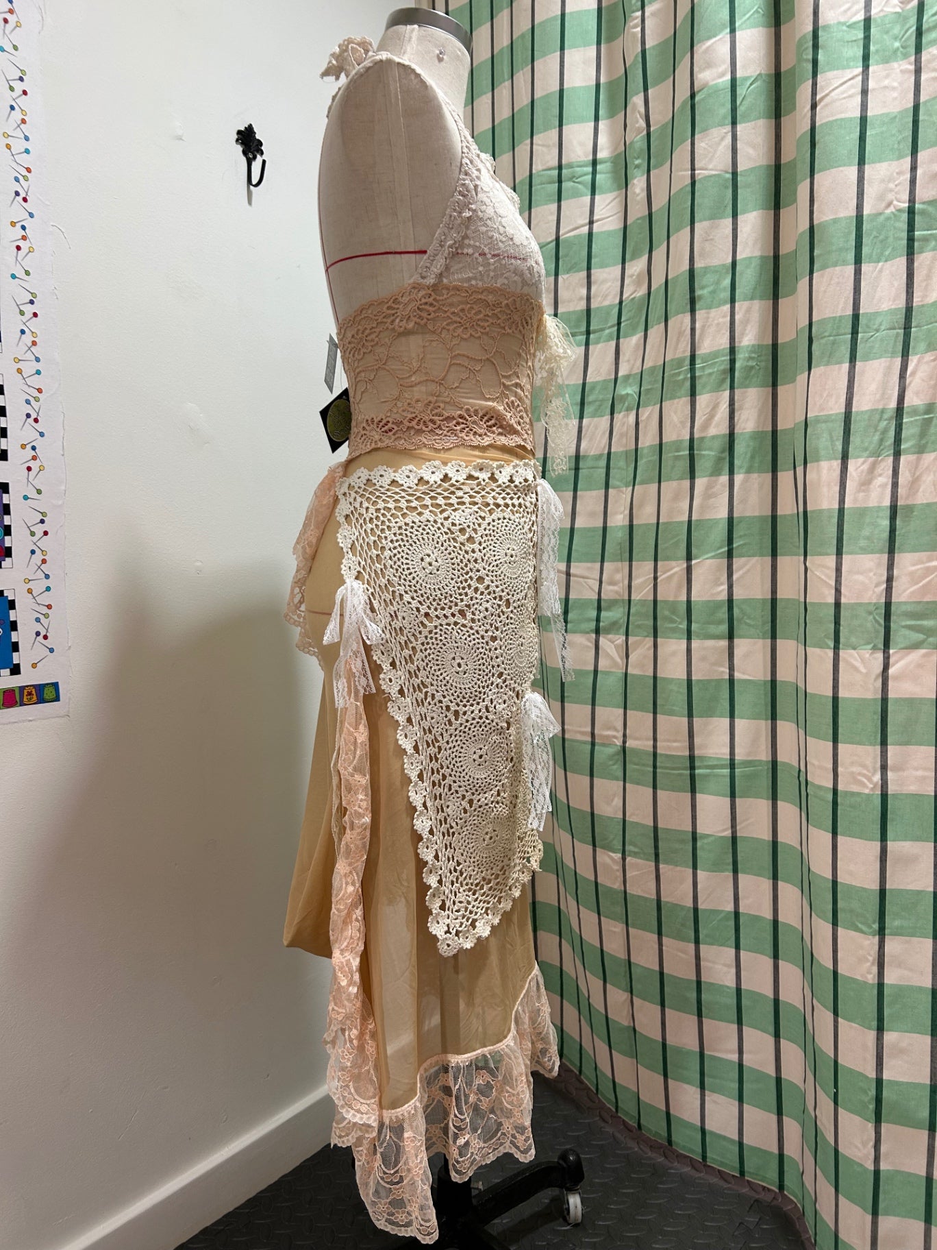 Upcyclet scrap dress