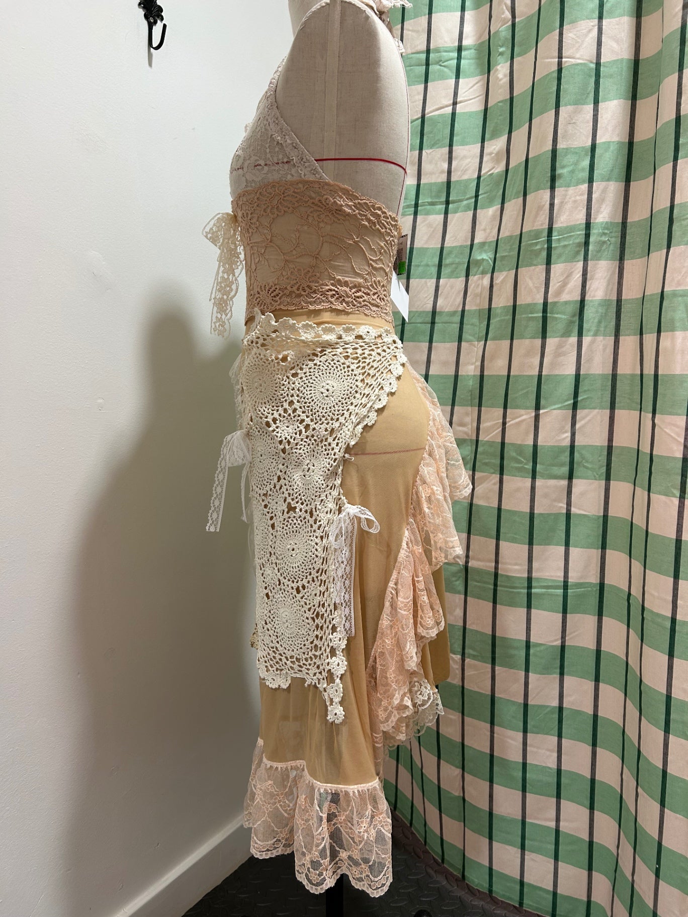 Upcyclet scrap dress