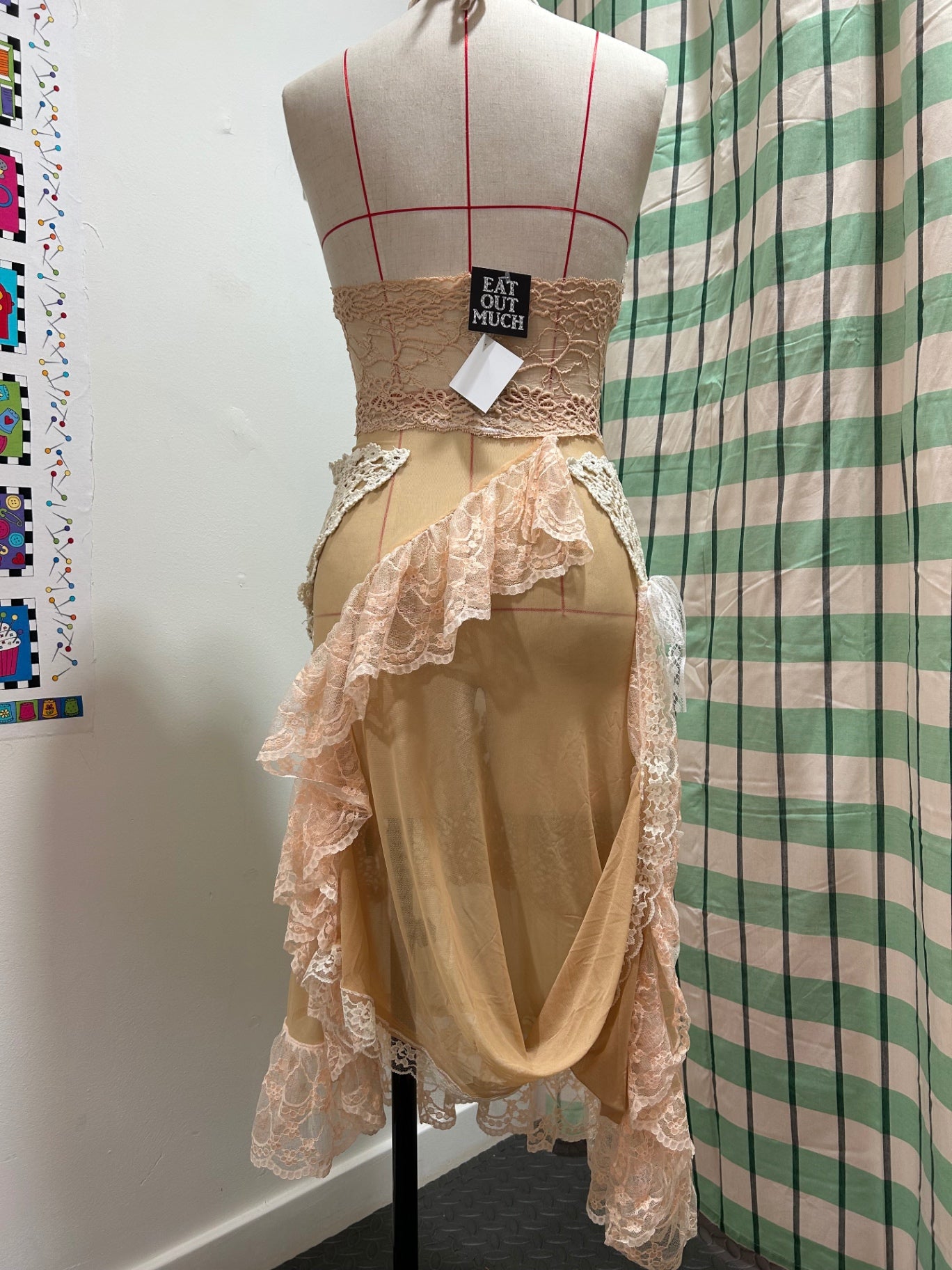 Upcyclet scrap dress