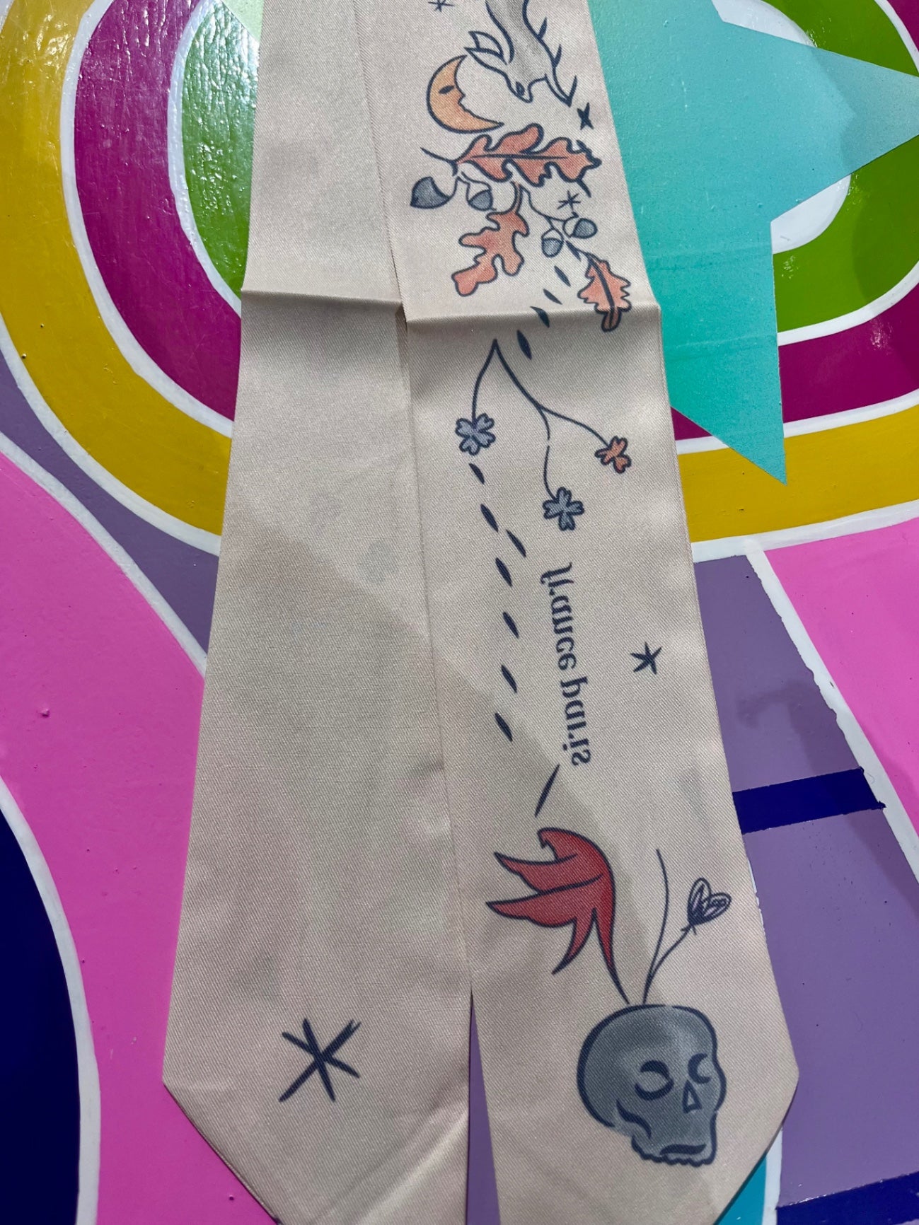 Cream Luna Dance Scarf