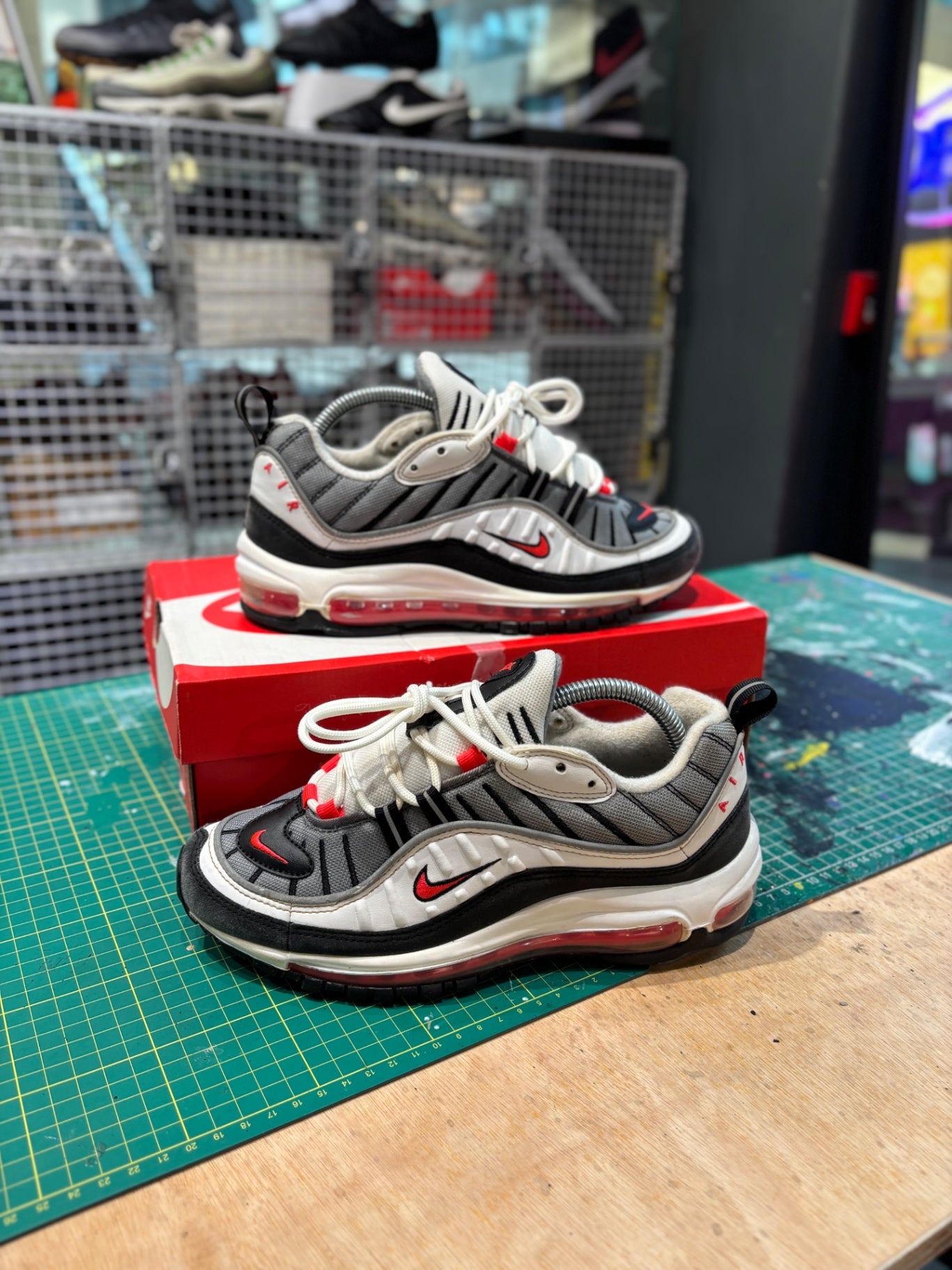Nike Air Max 98 Solar Red UK6 – All Over The Shop