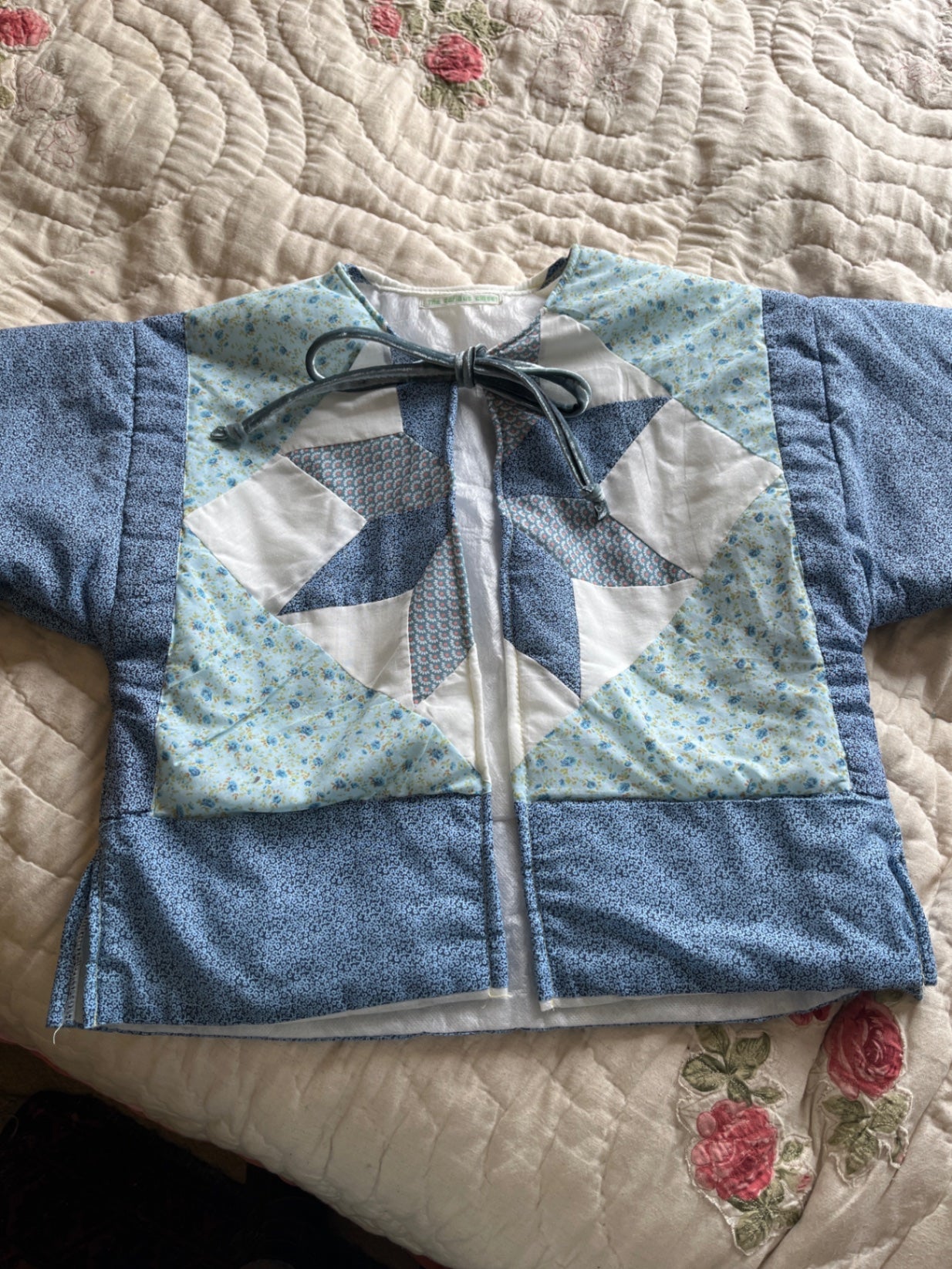 Blue Patch work