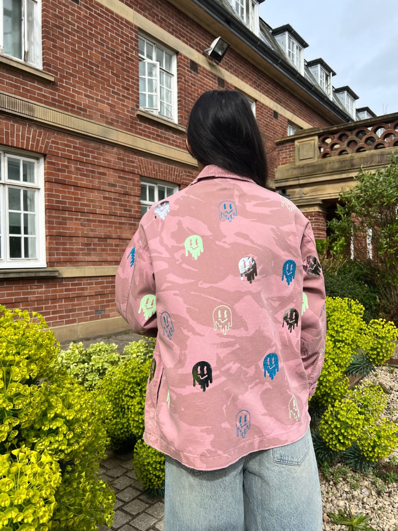 Smiley Camo Pink Jacket
