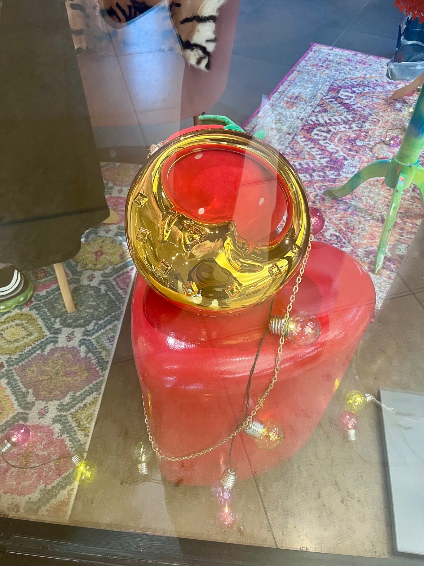 Golden Crescent Moon Bag