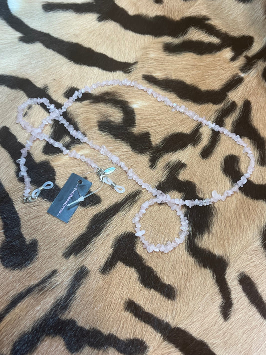 Rose Quartz Sunglasses Chain