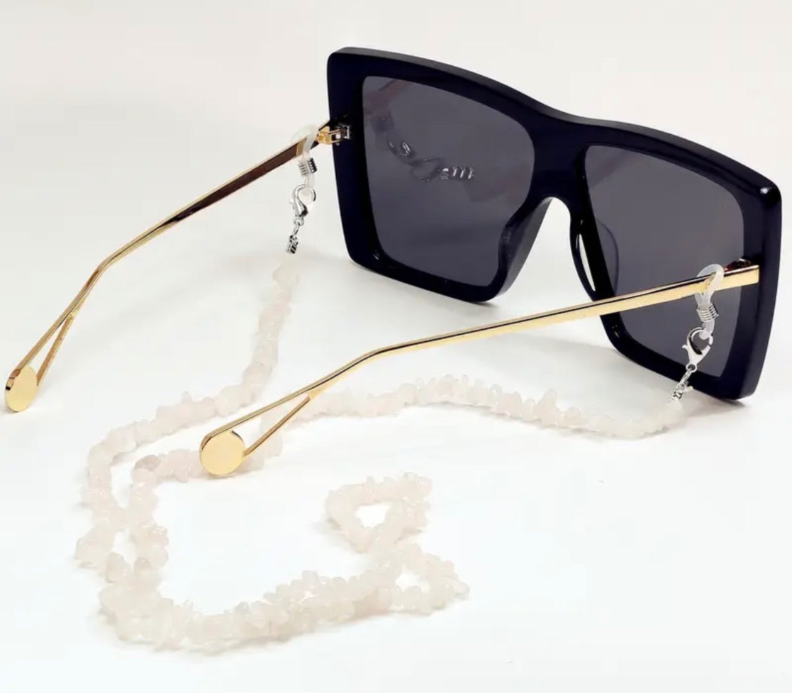 Rose Quartz Sunglasses Chain