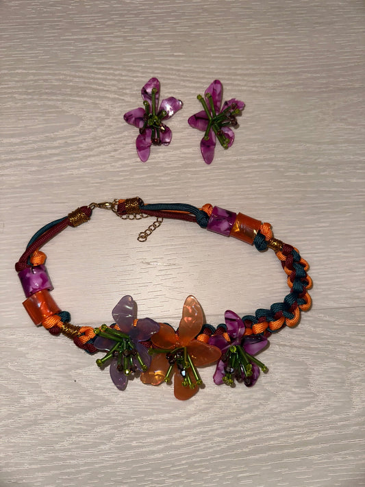 Flower power purple set