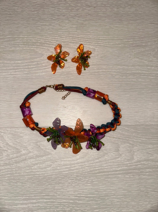 Flower power orange set