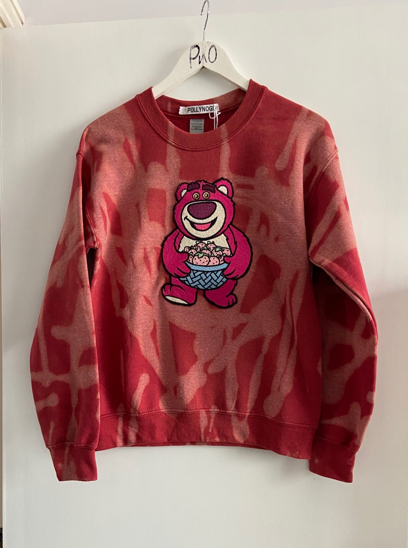 Red Beach Dyed Teddy SweatShirt