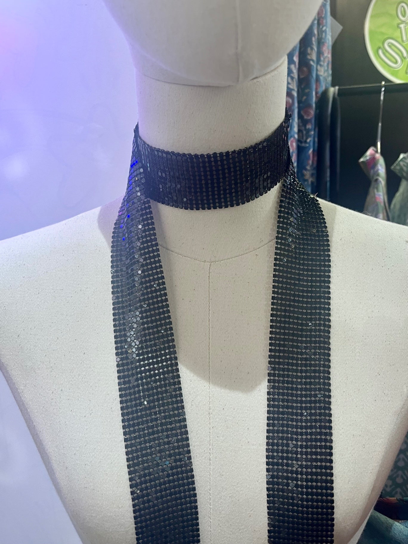 Disco Scarf Black
