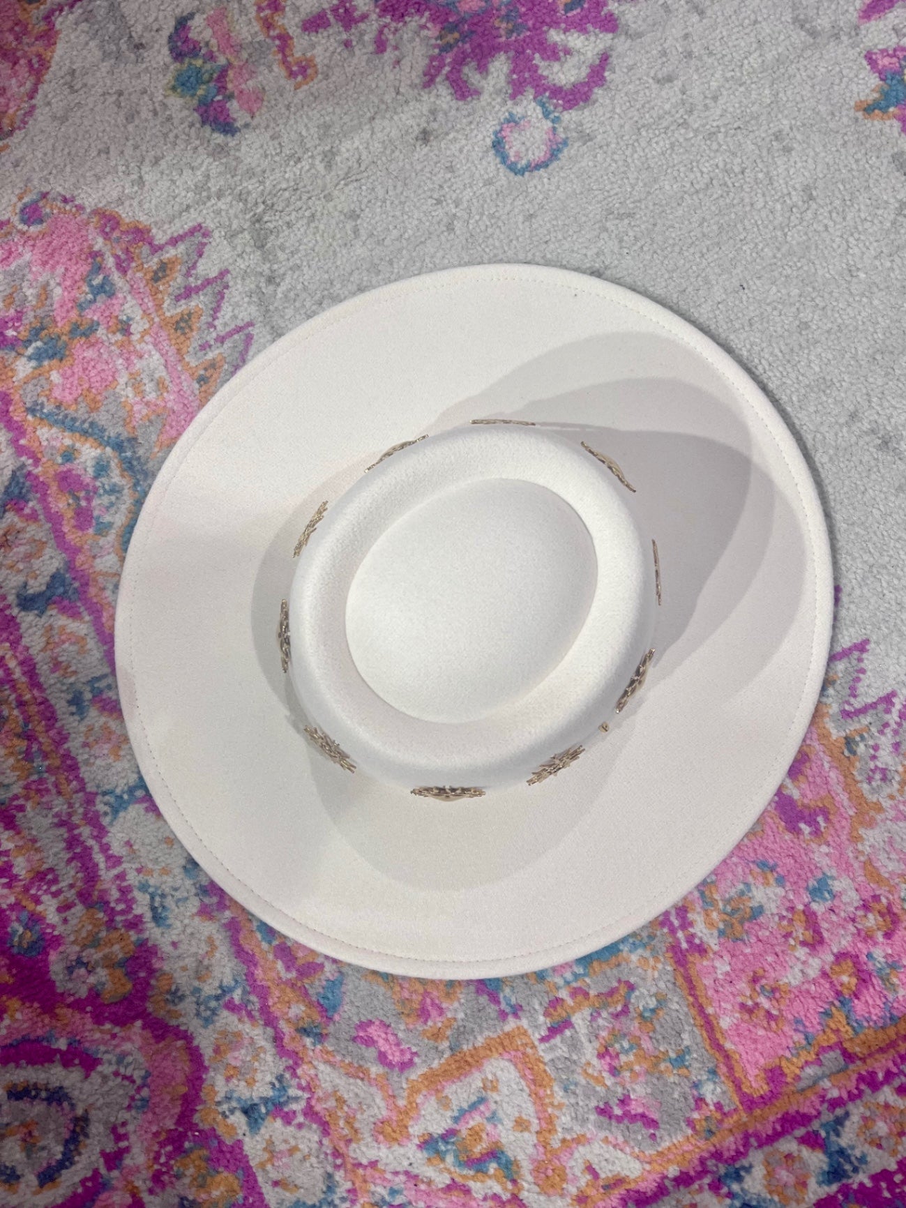 Sun Heart Cream Rancher Hat