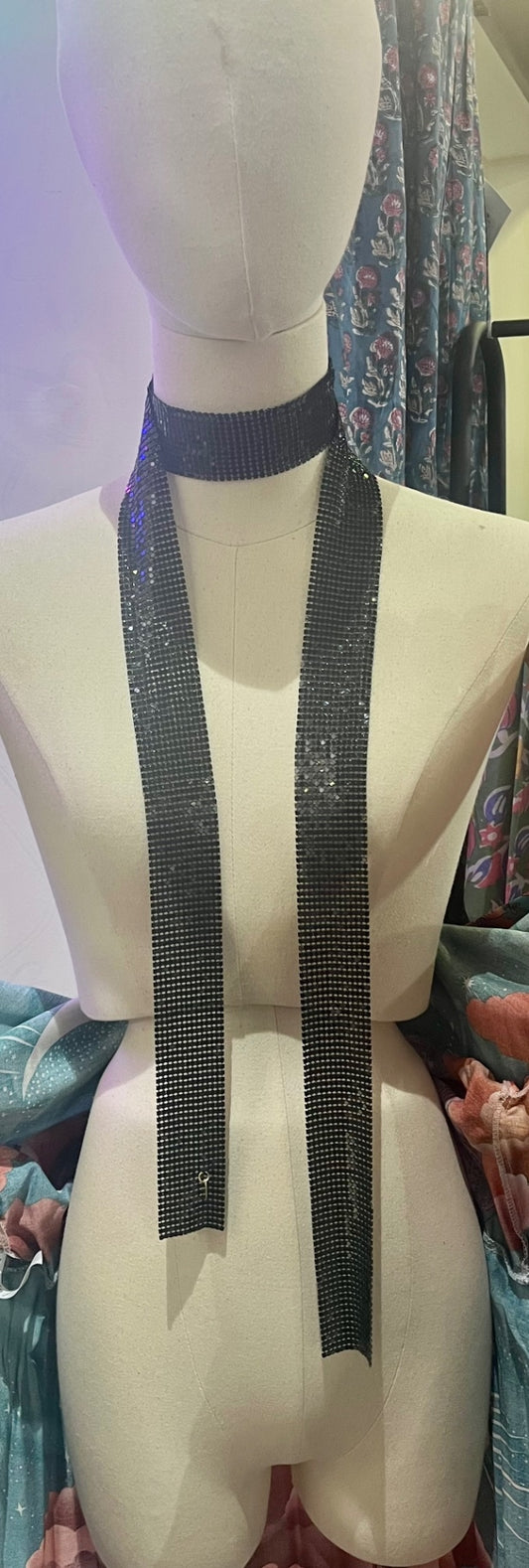 Disco Scarf Black