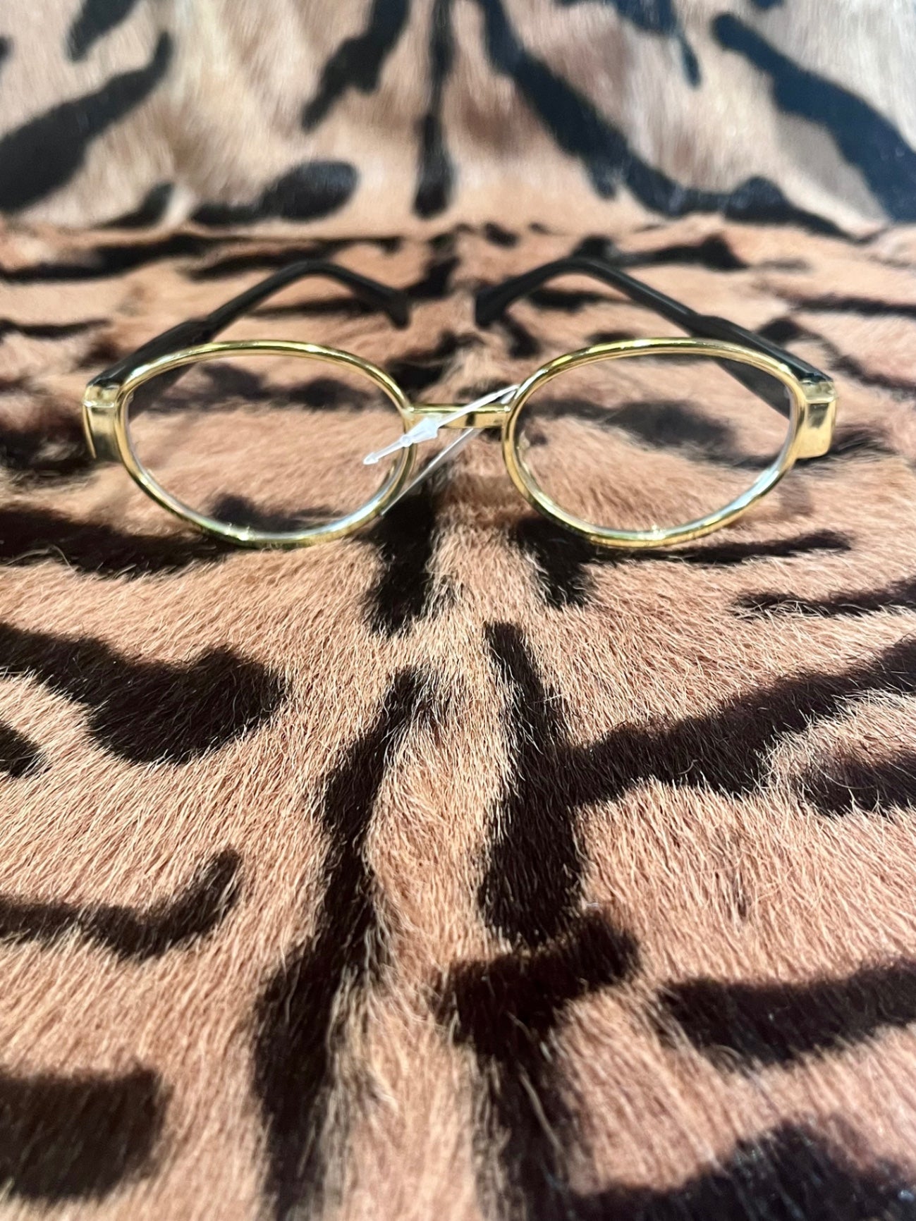 Anti Blue Light 90s Mini Round Gold