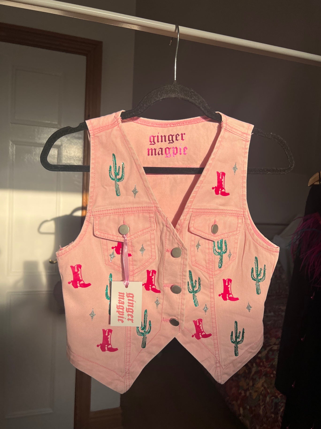 Pink Howdy Waistcoat