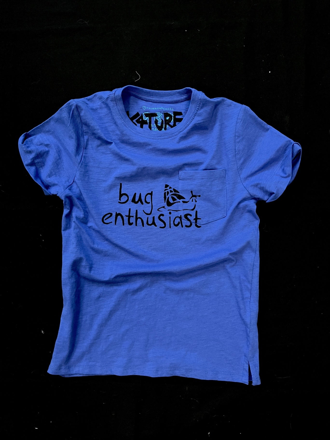 Bug enthusiast blue t shirt