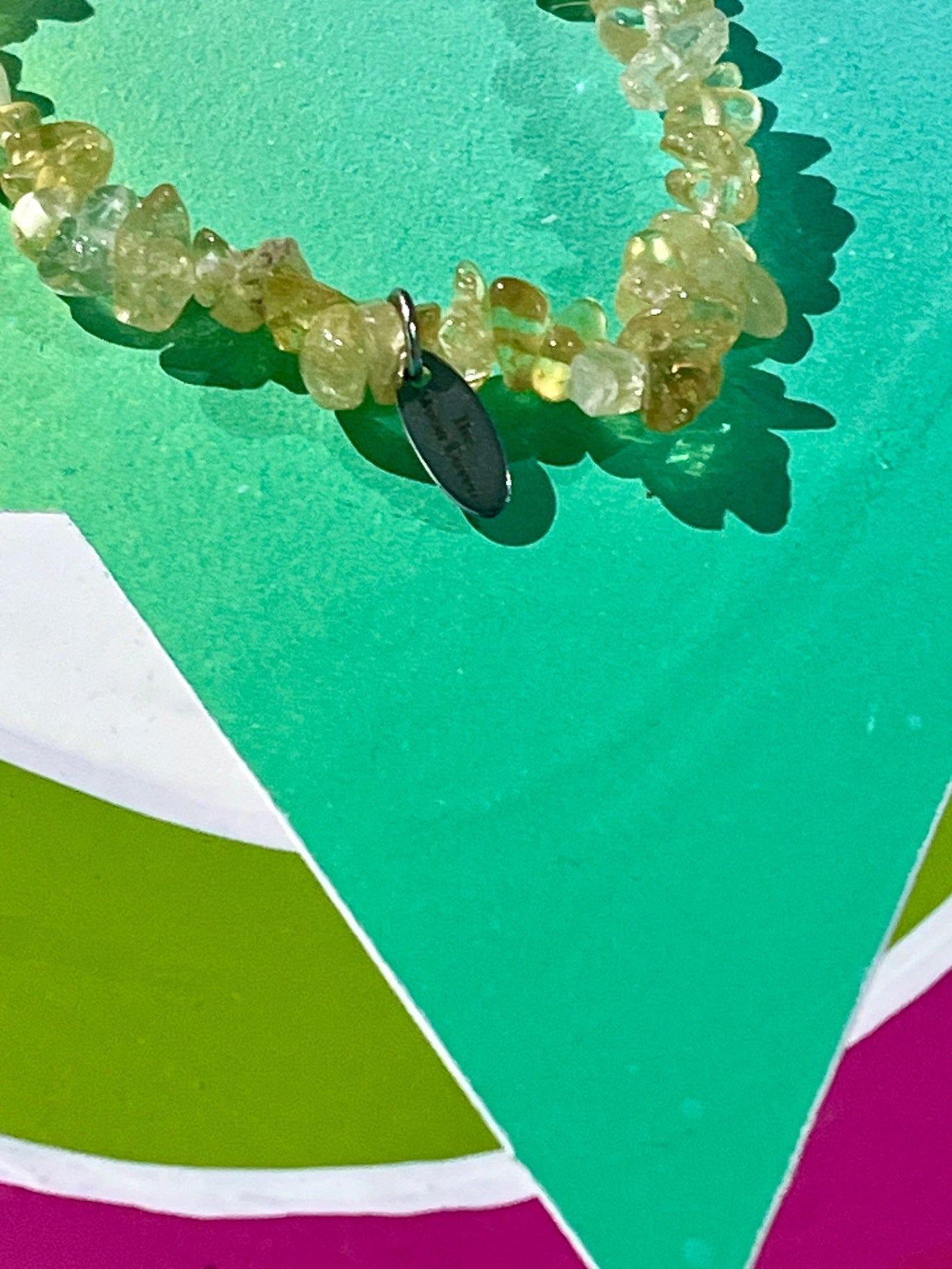 Citrine Stretch Chip Bracelet