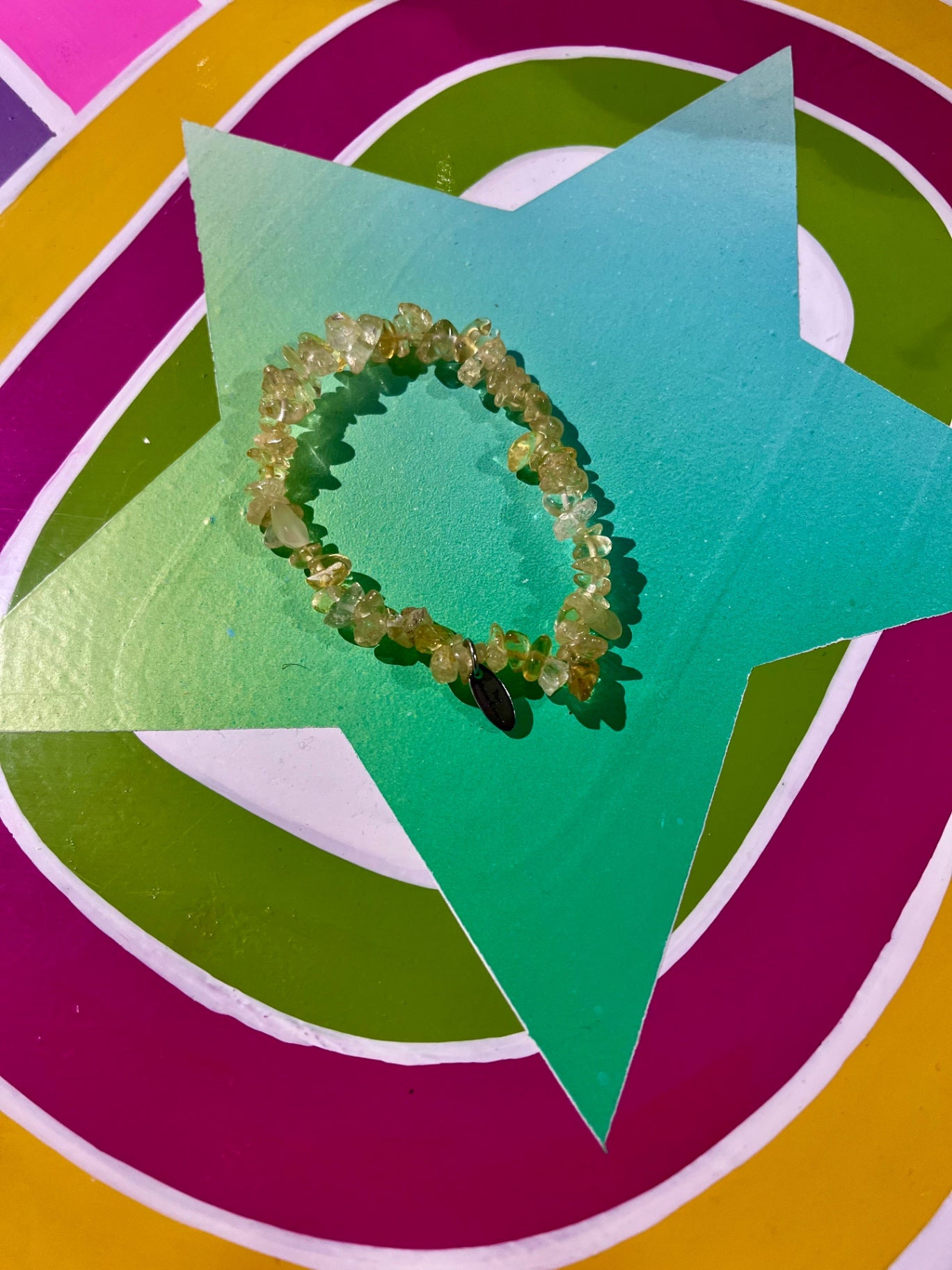 Citrine Stretch Chip Bracelet