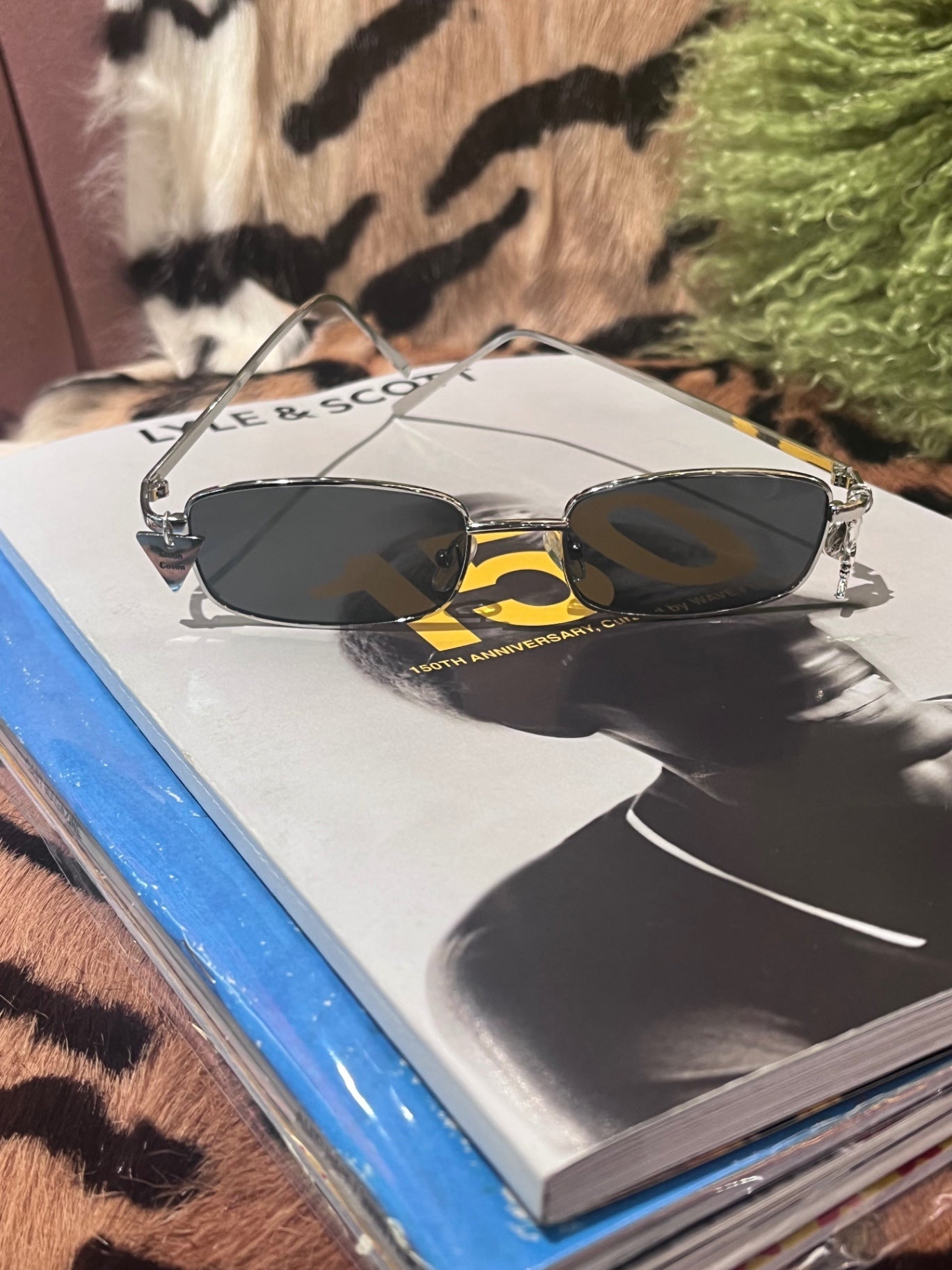 Buffy Moon Charm Silver Sunnies