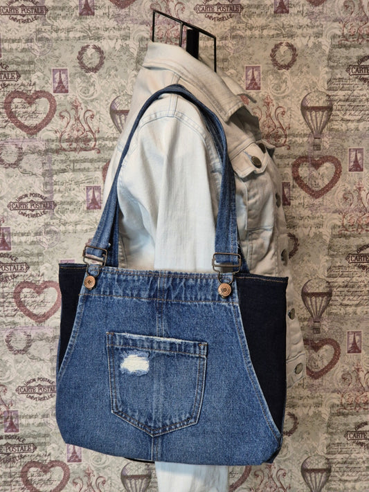Retro Blues Tote